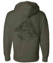 Load image into Gallery viewer, STAPLE HOODIE-ARMY GREEN