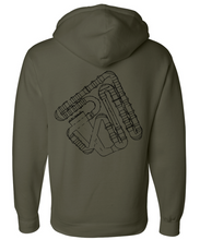Load image into Gallery viewer, STAPLE HOODIE-ARMY GREEN
